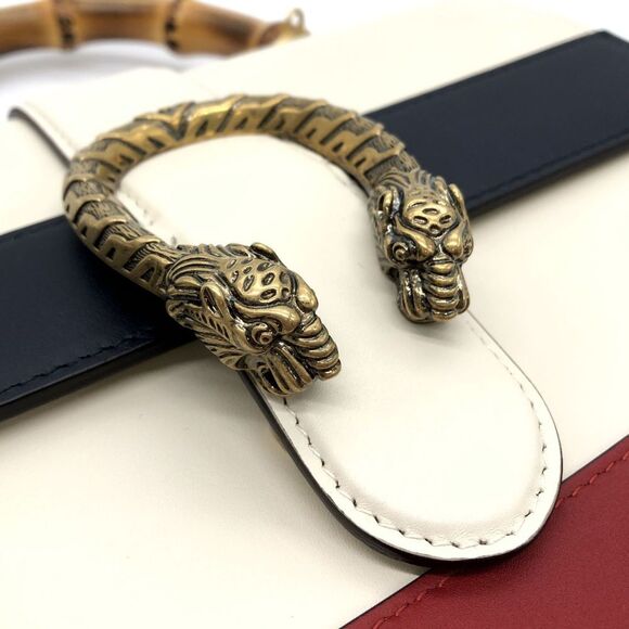 GUCCI Red Bamboo Bag - Picture 6 of 10